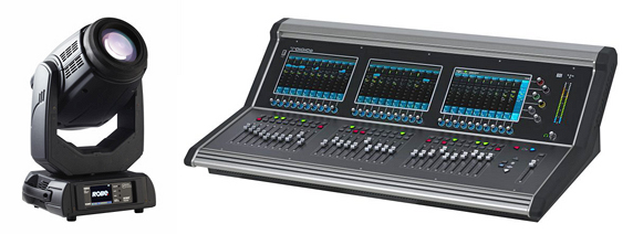 Mixer Digitale DIGICO S31 e Testa Mobile ROBE Pointe